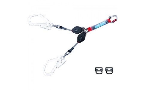 藤井電工（株）  THL-2-CR93SV-21KS-2R23-BP  ツヨロン　フルハーネス用ランヤード　ダブルコルトリトラ