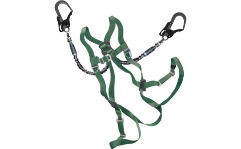 （株）基陽  XVW6LJPWS  ＫＨ　墜落制止用器具フルハーネス　スターターフルハーネス　じゃばら式ランヤード　オリーブ