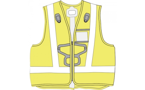 ＰＥＴＺＬ社  C073GA00  ＰＥＴＺＬ　ニュートン用ハイビズベスト　イエロー