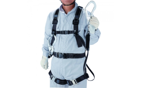 （株）トーヨーセフティー  NO.FGH-133W  トーヨーセフティ　フルハーネス型　巻取式（小型）タイプ１　ダブルランヤード