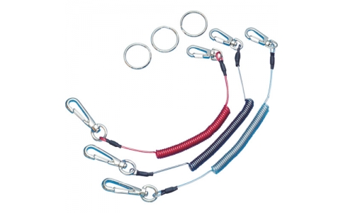 （株）スーパーツール  ARS05B  スーパー　安全ロープ（ステンレスワイヤー芯）ブラック　５００ｇ用