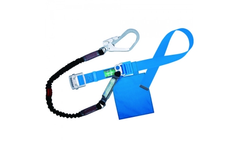 藤井電工（株）  TB-NV-593-BL4-BK-M-BP  ツヨロン　胴ベルト型墜落制止用器具　ノビロン　軽量型　青　Ｍサイズ