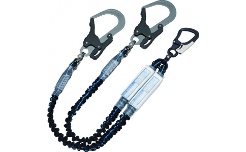 （株）基陽  W1JNWB-17  ＫＨ　２丁掛ジャバラ剣アルミ自在小フック自在１７黒／青ライン