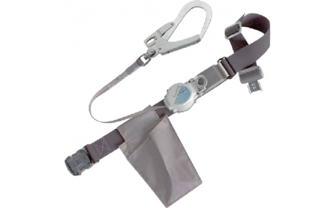 藤井電工（株）  TRL-OT593K-SL1-LL-BP  ツヨロン　２ＷＡＹリトラ安全帯　銀色　ＬＬ寸　軽量型