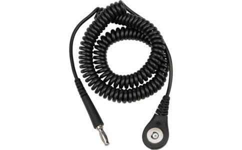 ＤＥＳＣＯ　ＪＡＰＡＮ（株）  09180  ＤＥＳＣＯ　コード、コイル式、ＪＥＷＥＬ、マグネット嵌合　黒、１．８３ｍ