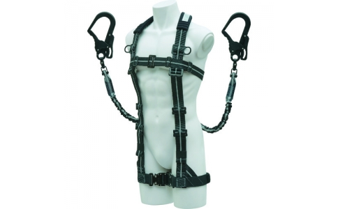 （株）基陽  IPGSLTPWS  ＫＨ　ストレッチハーネスセット　Ｉ型　黒／反射シルバーライン　Ｗ１ＴＰＷＳ－１７