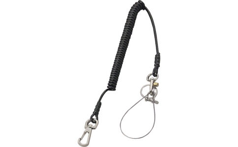 土牛産業（株）  01633  ＤＯＧＹＵ　安全コードストロング５５（１ＫＧ対応）Ｕ字環、接続ワイヤー付黒