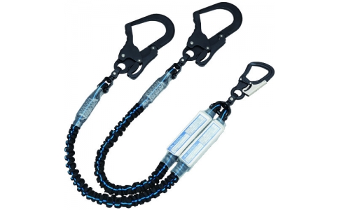 （株）基陽  W1TNWB-17  ＫＨ　２丁掛ジャバラ剣総アルミ自在小フック自在１７黒／青ライン