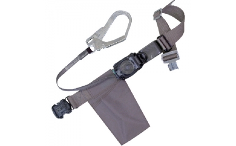 藤井電工（株）  RN-OT590-SL1-BP  ツヨロン　リトラ安全帯　銀色　ワンタッチバックル付