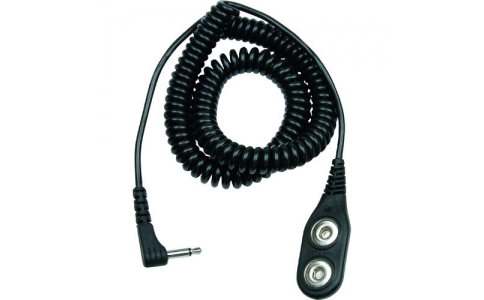 ＤＥＳＣＯ　ＪＡＰＡＮ（株）  09160  ＤＥＳＣＯ　コード　コイル式　２線方式　黒　１．８３ｍ　Ｌ型端子　４ｍｍ