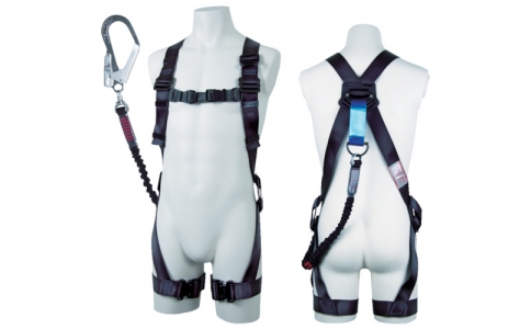藤井電工（株）  R-504-NV-L-150KG-BX  ツヨロン　体重１５０ＫＧまで用フルハーネス安全帯　Ｌ寸