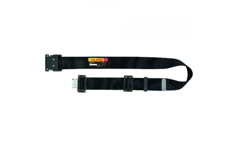（株）ＴＪＭデザイン  BWBL145-BK  タジマ　胴ベルト　アルミワンタッチ黒バックル　黒　Ｌサイズ