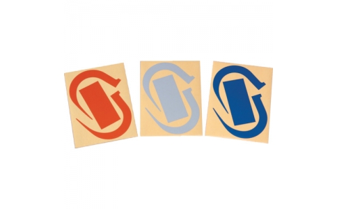 （株）基陽  SEFUHB  ＫＨ　高輝度反射シール　青