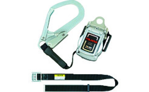 （株）ＴＪＭデザイン  TR150L1-SB  タジマ　縦型リール式安全帯スチールベルトセット　ＭＲ１５０シリーズ（Ｌ１フック）