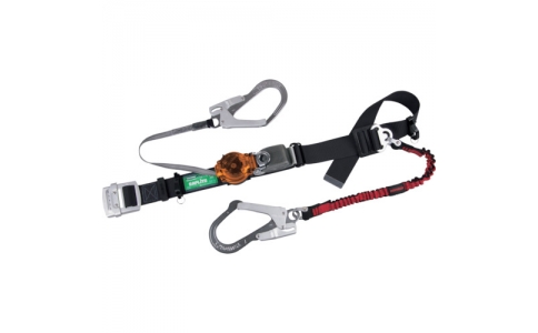 藤井電工（株）  TRL-2-93-NVRE-BLK-OR-S-BP  ツヨロン　なでしこツイン安全帯　２ＷＡＹリトラ・ノビロン　黒色　Ｓ寸