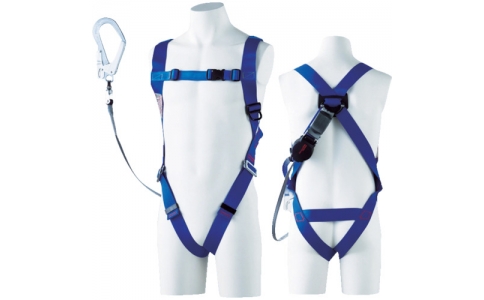 藤井電工（株）  RL-593SV-BL4-BP  ツヨロン　リトライト安全帯　青色　軽量型