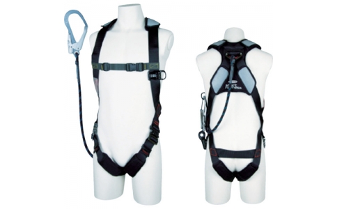 藤井電工（株）  R-SM510-GB-OT2-BX  ツヨロン　スマートハーネス安全帯（胴ベルトなし・Ｇブレードランヤードタイプ）