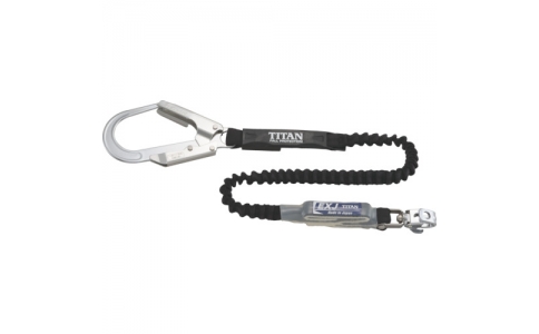 サンコー（株）  HLYD-DJMR-SA-24AP-EXBL  タイタン　ＥＸＪハーネス用ランヤード　シングル　ブラック