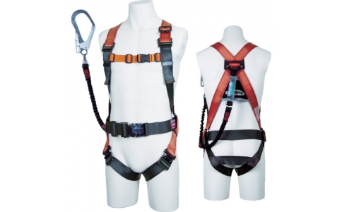 藤井電工（株）  R-502-NV-OR-BX  ツヨロン　フルハーネス安全帯　ノビロン