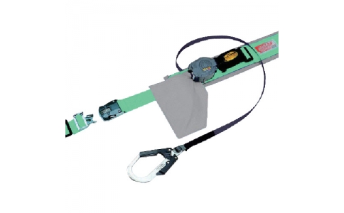 サンコー（株）  4510620024509  タイタン　巻取式安全帯　ワンタッチ式バックル・補助ベルト付き　薄緑