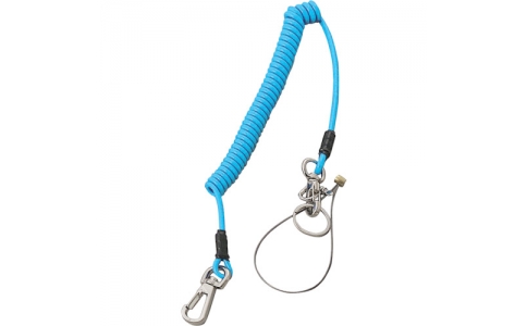 土牛産業（株）  01634  ＤＯＧＹＵ　安全コードストロング５５（１ＫＧ対応）Ｕ字環、接続ワイヤー付青