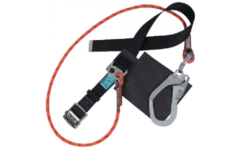 藤井電工（株）  4956133026997  ツヨロン　ＬＳＡ安全帯　黒色　φ１１オレンジブレードロープ付