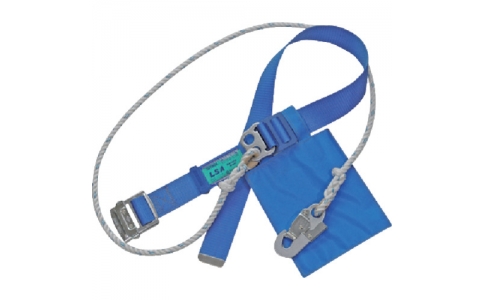 藤井電工（株）  LSA-50-BL4-BP  ツヨロン　ＬＳＡ安全帯　青色　φ１１ロープ付