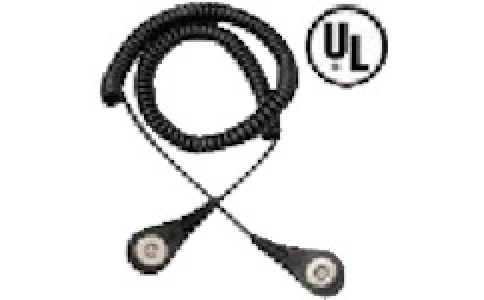 ＤＥＳＣＯ　ＪＡＰＡＮ（株）  09192  ＤＥＳＣＯ　コード　コイル式　マグネット嵌合　マグネット接地　黒　６．１０ｍ