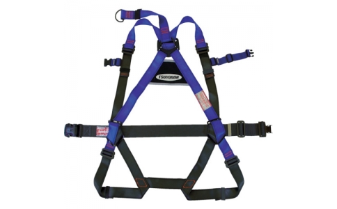 藤井電工（株）  R-502-N-PT-P-BX  ツヨロン　フルハーネス安全帯　パープル　腿バックル：パススルー