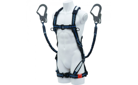 藤井電工（株）  R-502-S-OT2-OR-BX  ツヨロン　フルハーネス安全帯　オレンジ　腿バックル：ワンタッチ