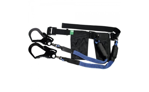 （株）基陽  WJRGB-K  ＫＨ　２丁掛駕王安全帯剣Ａ＋ＪＨ黒青－黒