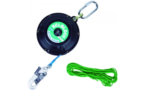 藤井電工（株）  BB-100-SN-BX  ツヨロン　ベルト巻取式　ベルブロック　１０ｍ