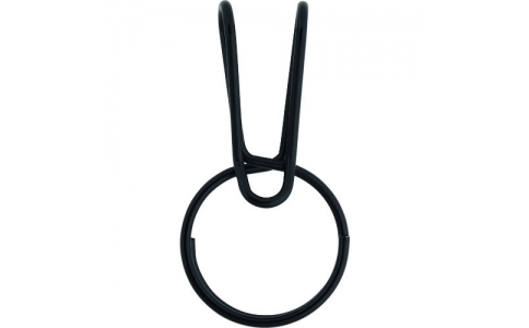 （株）シームーン  NI04341  ＮｉｔｅＩｚｅ　ナイトアイズ　フック型キーチェーン　スクイーズリング　ブラック