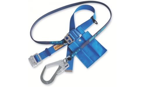 藤井電工（株）  G-593-BL4-BP  ツヨロン　Ｇカット安全帯　青色　軽量型