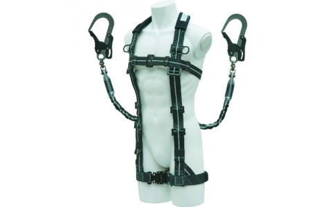 （株）トーヨーセフティー  NO.OT-555-B  トーヨーセフティ　安全帯　ＧＨ型５３ｍｍ大口径グレイトフック　黒