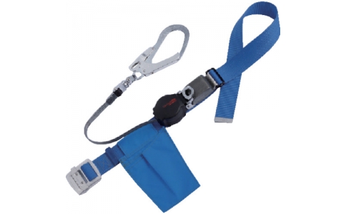 藤井電工（株）  ORL-593SV-BL4-BP  ツヨロン　ワンハンドリトライト安全帯　青