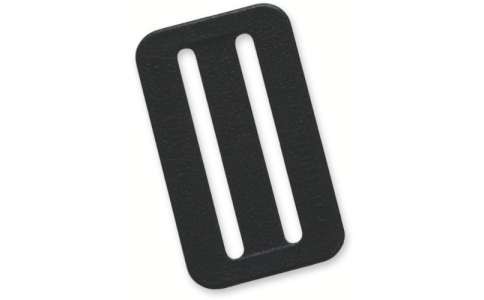 藤井電工（株）  LT-P51-BLK-HD  ツヨロン　Ｄ環止め　２つ穴　黒色　（幅５０ｍｍ用）