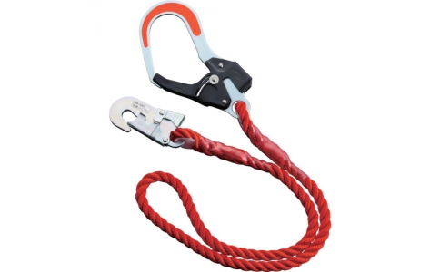 （株）トーヨーセフティー  NO.F-0-GH-12  トーヨーセフティ　取替え用ランヤード　両端フック付き