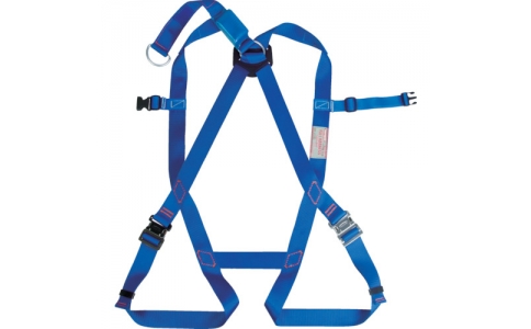 藤井電工（株）  R-510-S-OT2-BX  ツヨロン　フルハーネス安全帯　ブルー　腿バックル：ワンタッチ