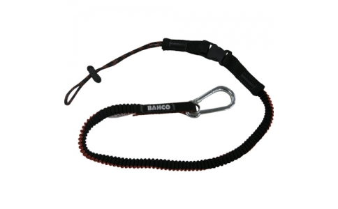 スナップオン・ツールズ（株）  3875-LY3  バーコ　安全ロープ　カラビナランヤード　自然長６５０ｍｍ　最大長さ１２００ｍｍ