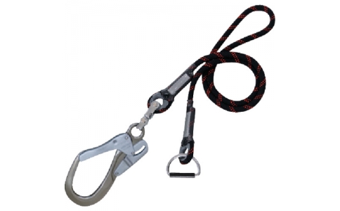 藤井電工（株）  4956133027697  ツヨロン　１本つり専用ランヤード　軽量型　φ１１ブラックブレードロープ付