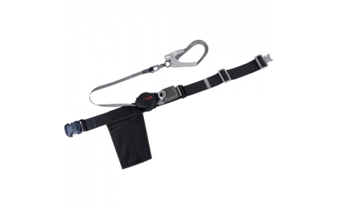 藤井電工（株）  ORL-OT593SV-BLK-S-BP  ツヨロン　【売切り廃番】ツヨロン　なでしこ安全帯　ＯＴバックル式　ワンハンドリトラ　黒色　Ｓ寸