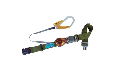 藤井電工（株）  TRL-OT93OC-BLK-OR-BP  ツヨロン　２ＷＡＹリトラ安全帯（ＯＴバックル）黒色軽量型オレンジ