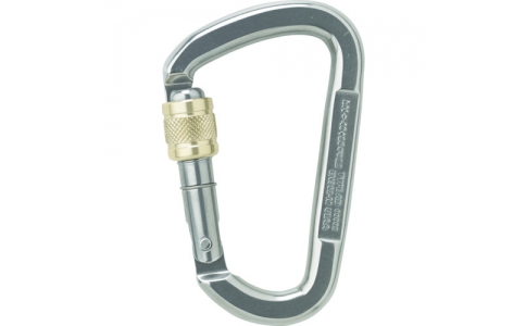 ＡＵＳＴＲＩＡＬＰＩＮ社  TN11AK-I  ＡＬＰＩＮ　カラビナ　Ｄ　ＡＳＹＭＭステンレス　スクリューロック　線径１４．０　シルバー