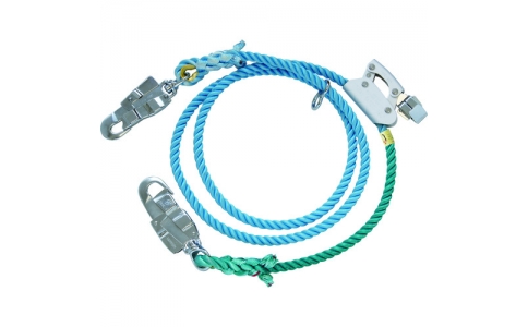 ジェフコム（株）  DB-200FCS-MT  デンサン　柱上安全帯用セフティロープ　（軽量・無墜落タイプ）