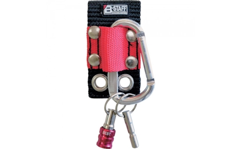 （株）ベストツール  BTH-2RB  ベストツール　ＢＥＳＴ　ビットホルダー　キーアダプター・ベルト通し付　赤