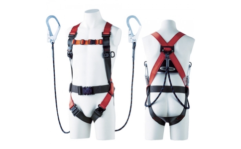 藤井電工（株）  R-502-2GB-OR-BX  ツヨロン　フルハーネスツインランヤード安全帯　Ｇブレード