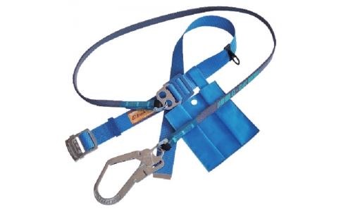 藤井電工（株）  G-590-BL4-BP  ツヨロン　Ｇカット安全帯　青色