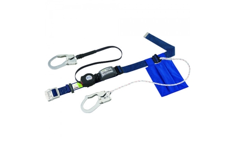 サンコー（株）  KLN-W-NB  タイタン　カルラック　ロープ＋補助ロープ式　ネイビー　（墜落制止用器具）