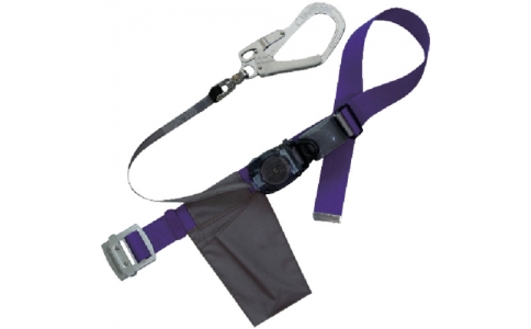 藤井電工（株）  RL-593SV-P-BP  ツヨロン　リトライト安全帯　紫色　軽量型